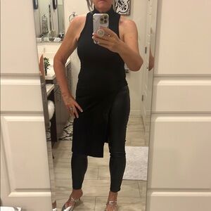 Nasty Gal Black Ribbed Top